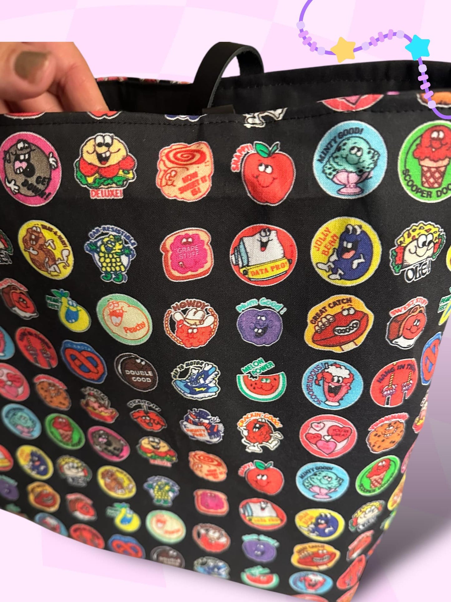Retro Reversible Tote Bag – 80s Nostalgia!