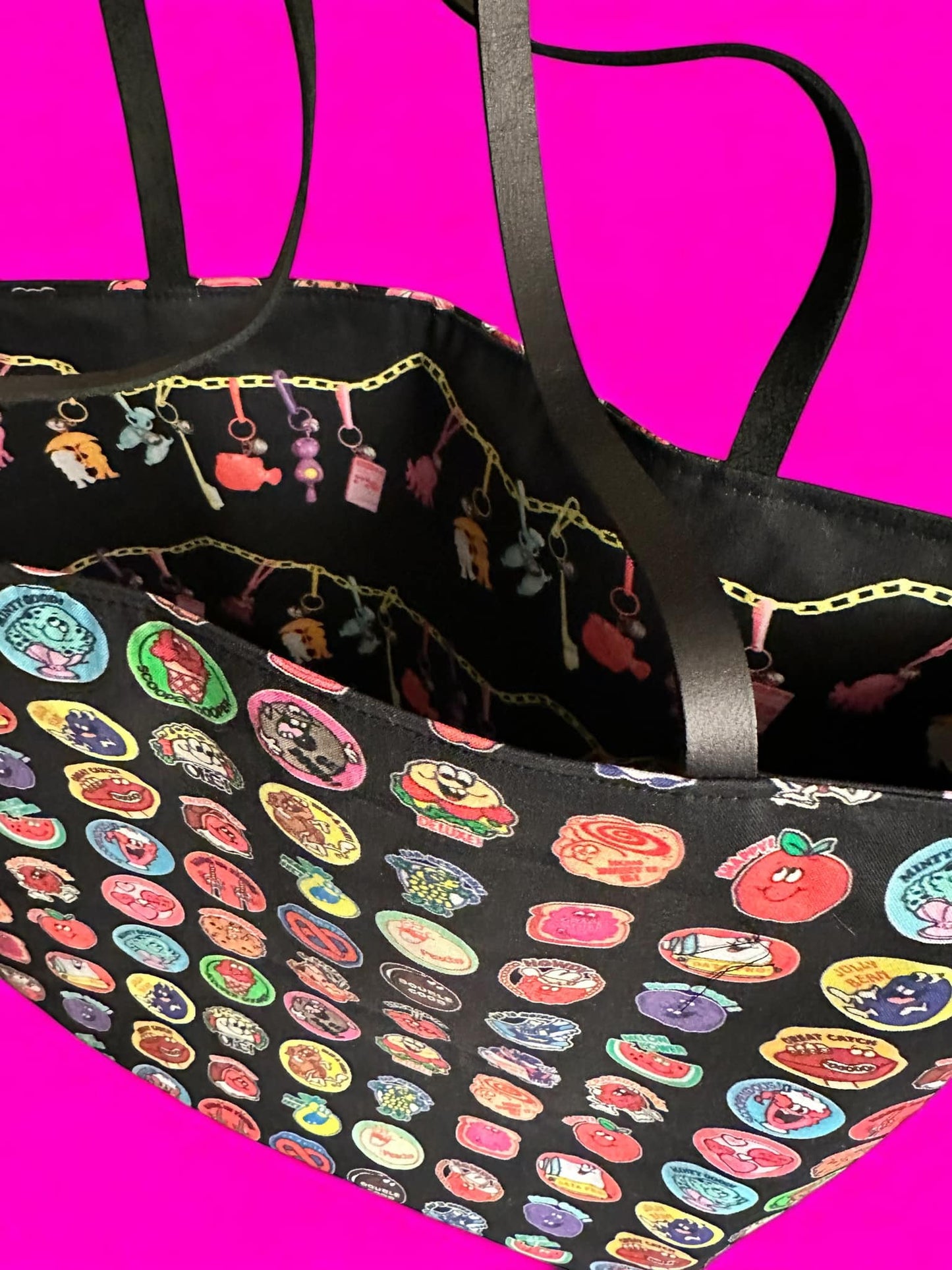 Retro Reversible Tote Bag – 80s Nostalgia!
