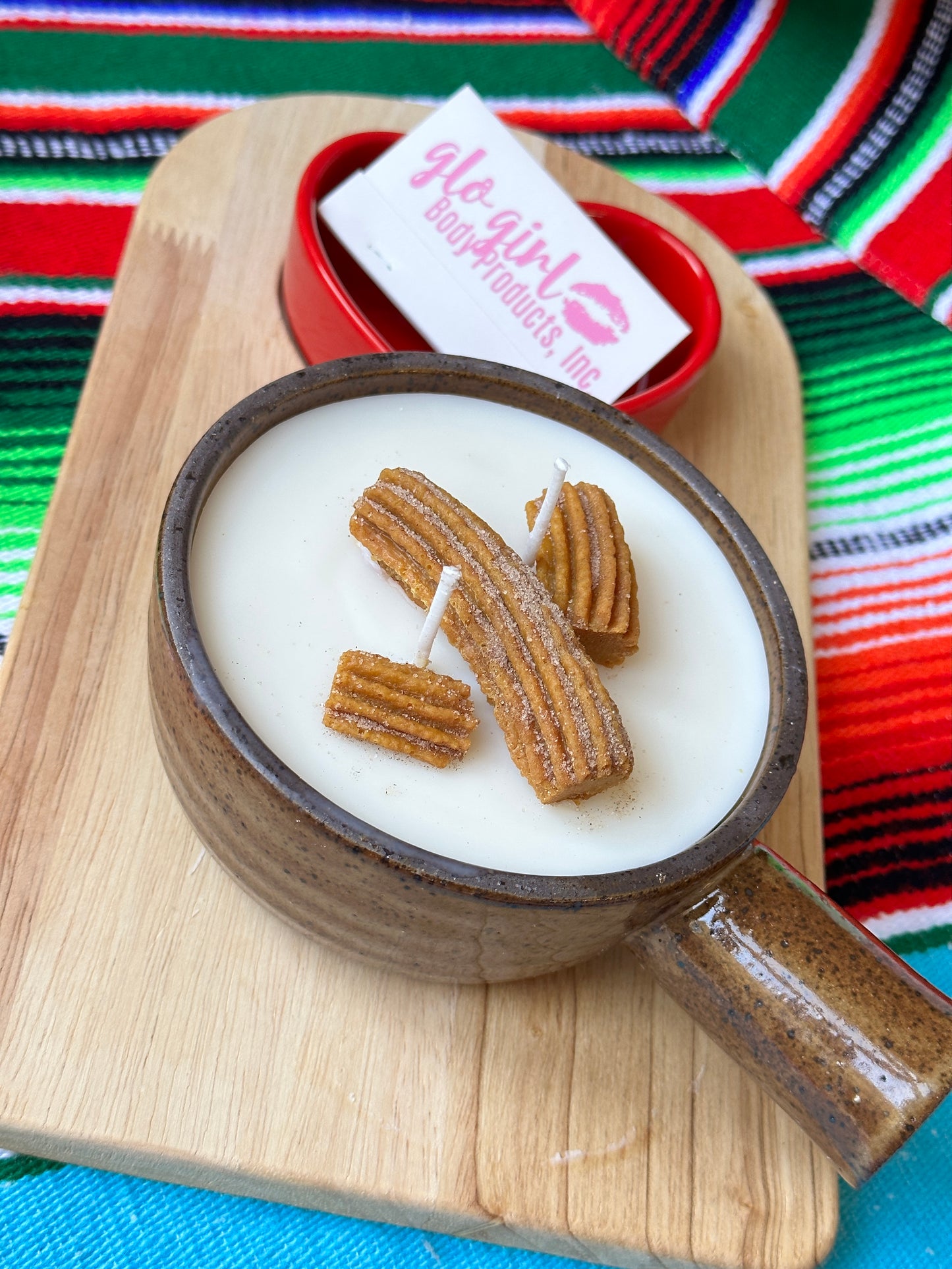 Churro candle vessel - Large 20oz