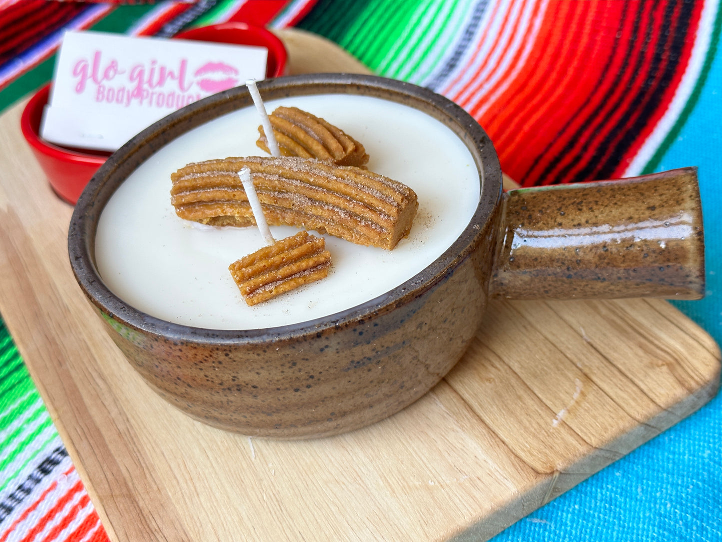Churro candle vessel - Large 20oz