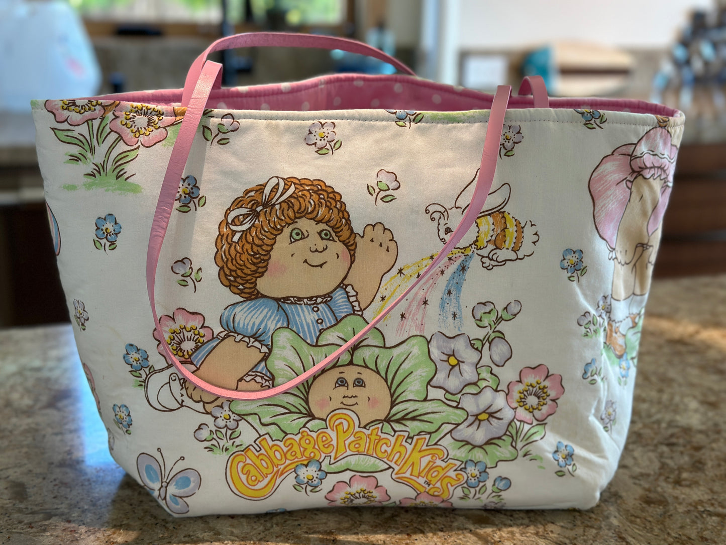 Patchwork Cutie – Handmade Reversible Tote