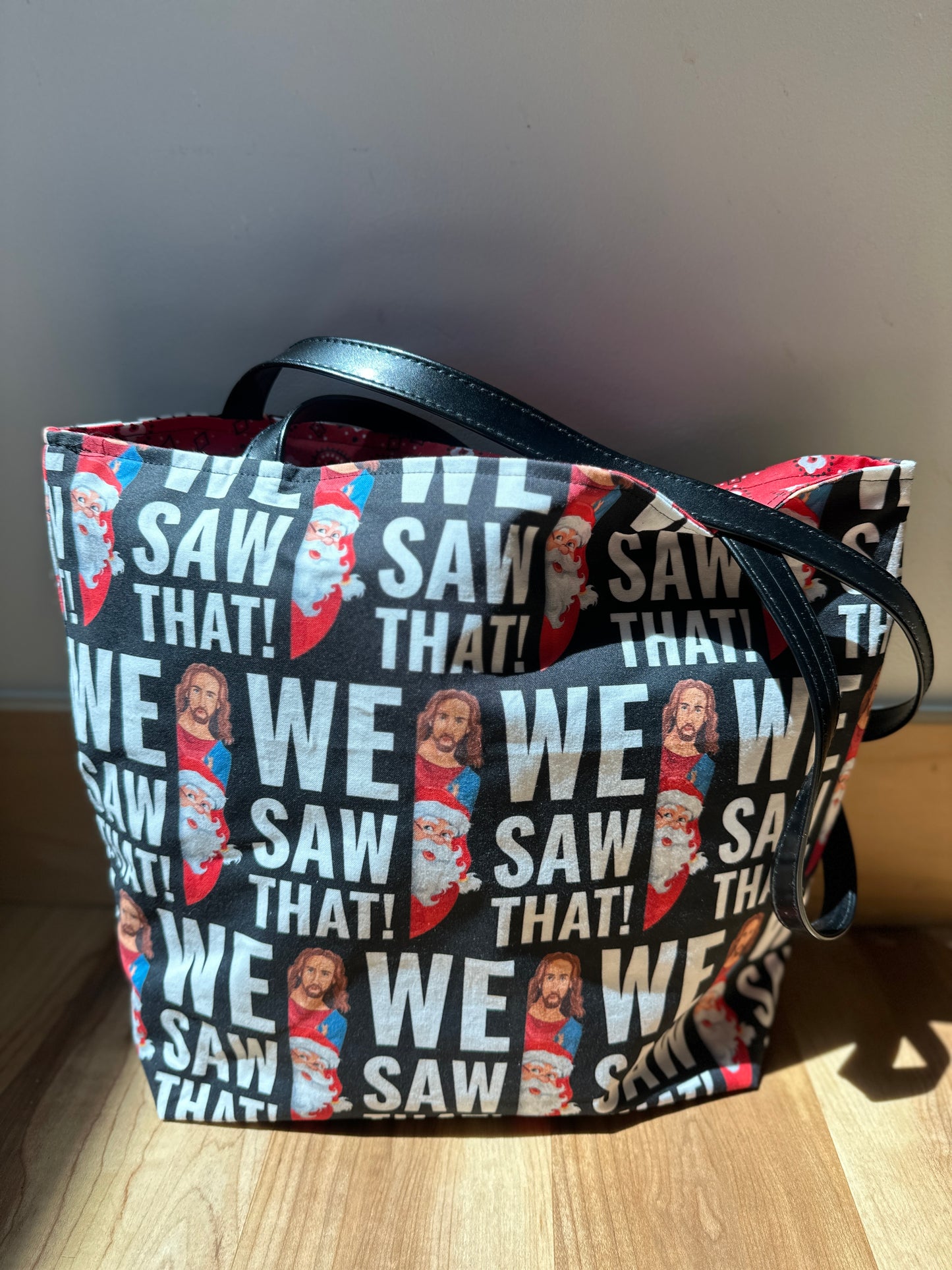 We Saw That β Handmade Reversible Tote