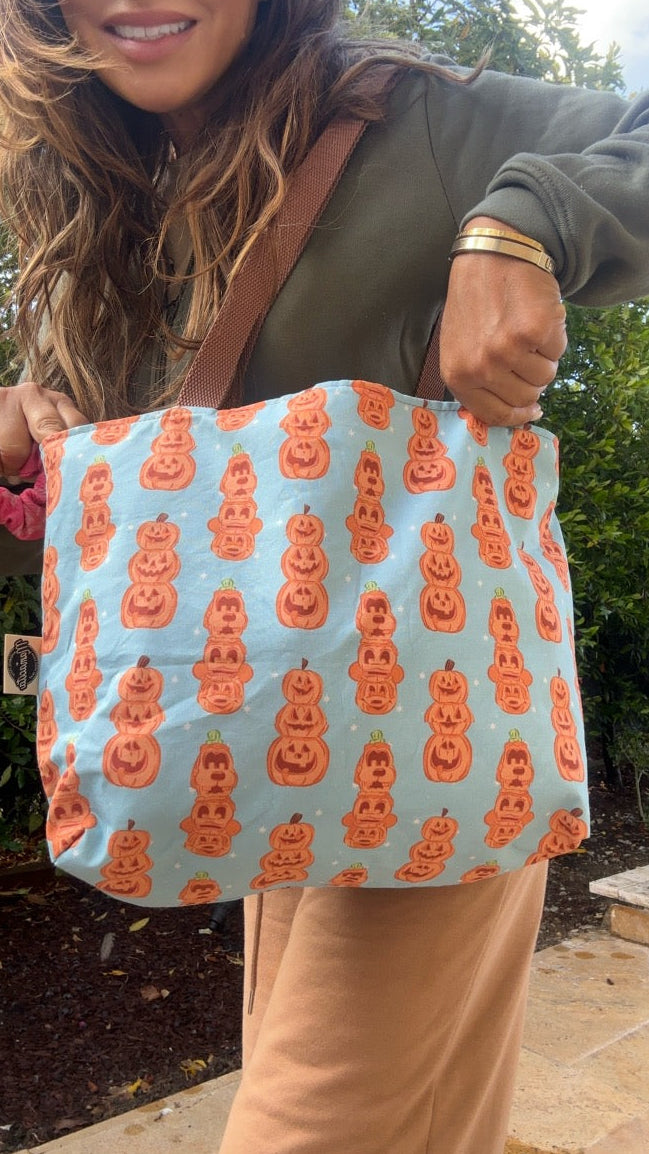 Disneyland Character Pumpkin Reversible Tote