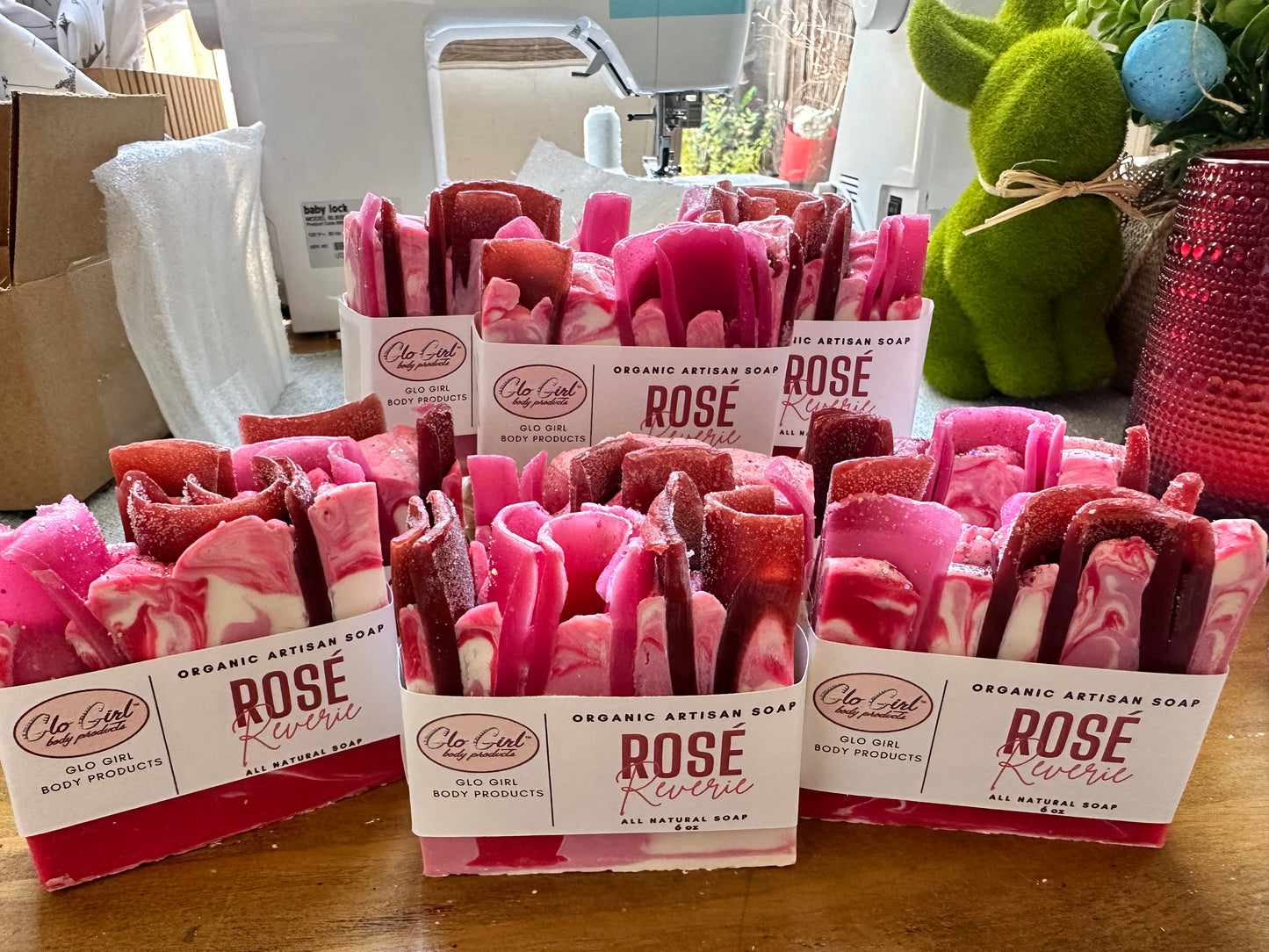 Rosé Reverie – Artisan Cold Process Soap Bar