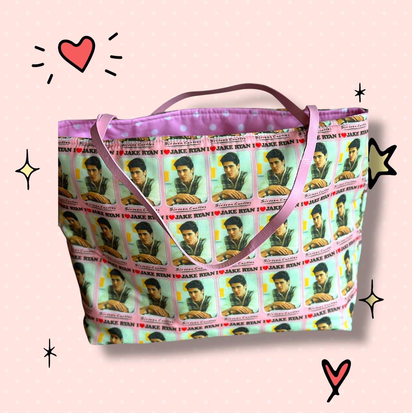 Handmade Reversible Tote – Jake Ryan, Be Still Our Hearts