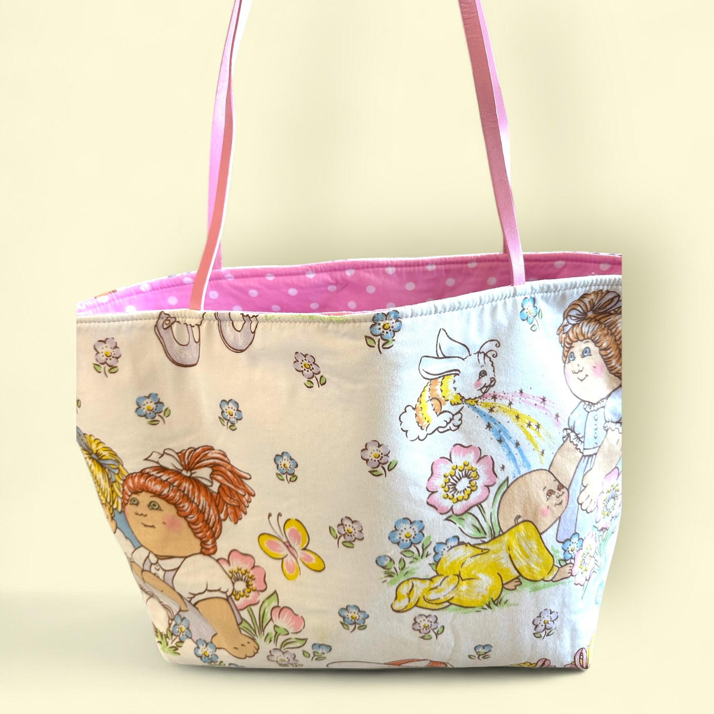 Patchwork Cutie – Handmade Reversible Tote