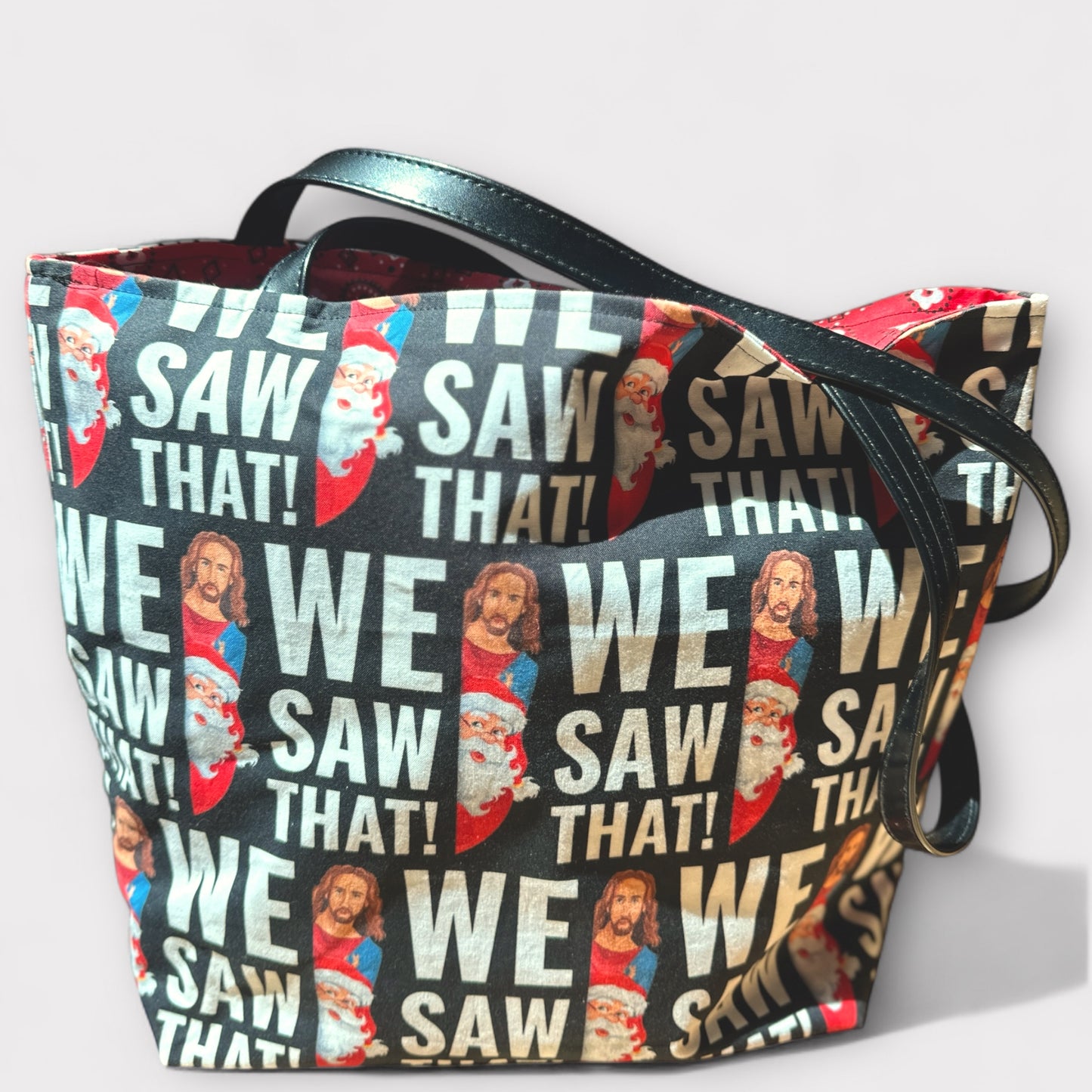 We Saw That β Handmade Reversible Tote