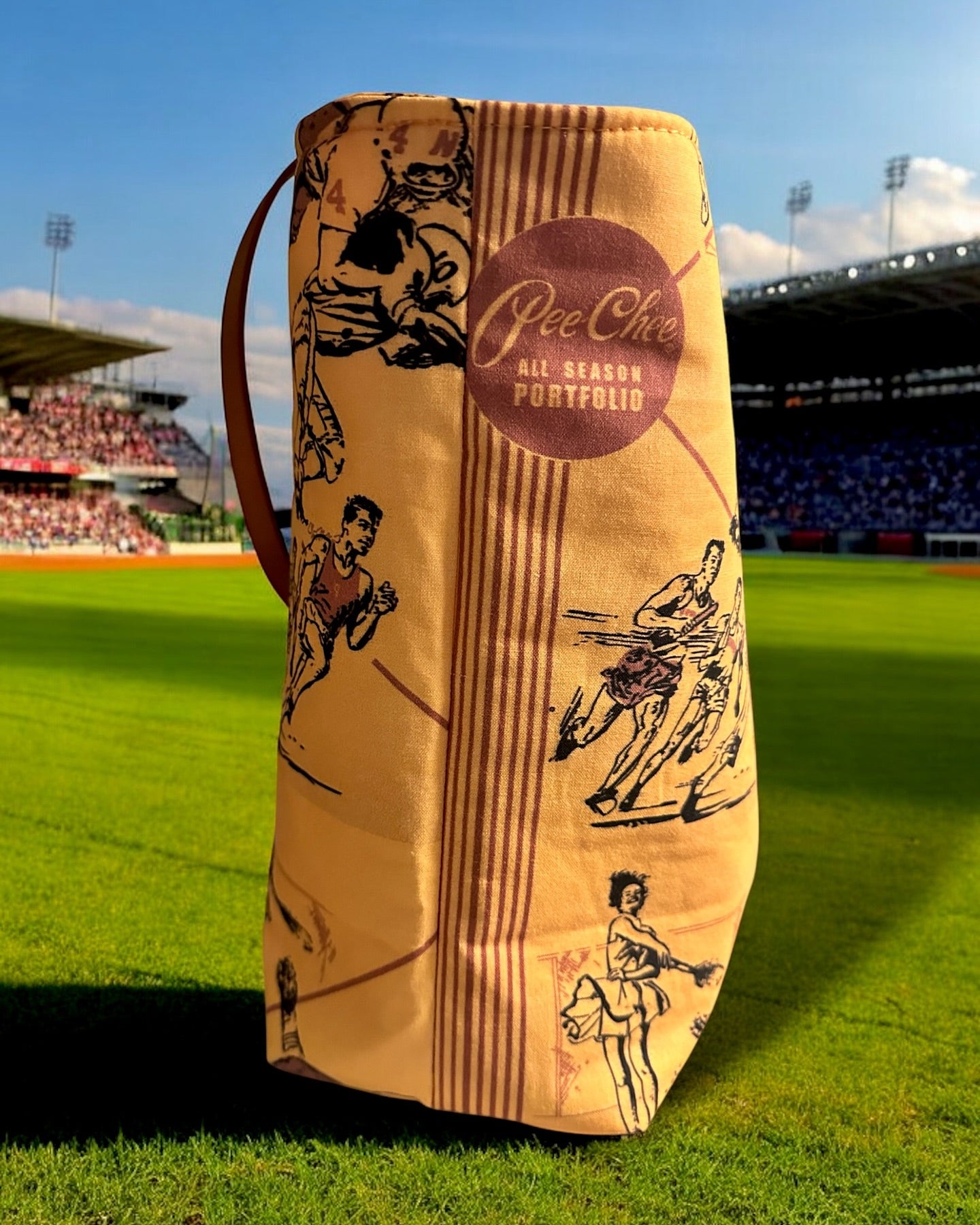 Pee-Chee Inspired Shoulder Tote Bag (Reversible)