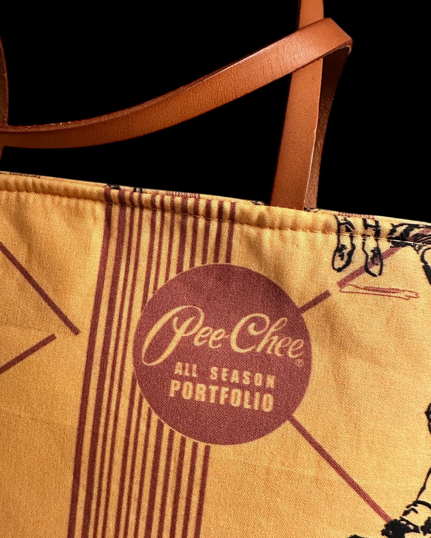 Pee-Chee Inspired Shoulder Tote Bag (Reversible)