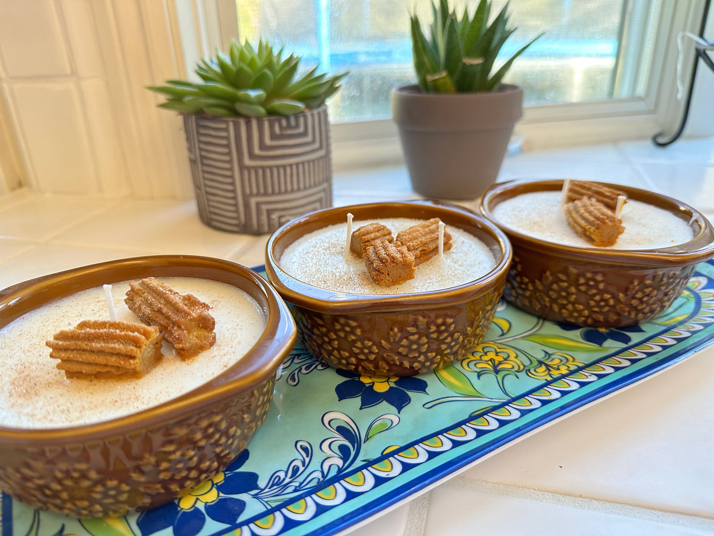 Churro - Medium Soy Wax Candle