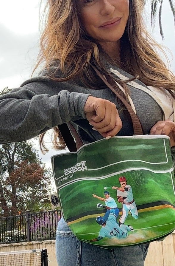 Baseball Trapper Keeper Reversible Tote