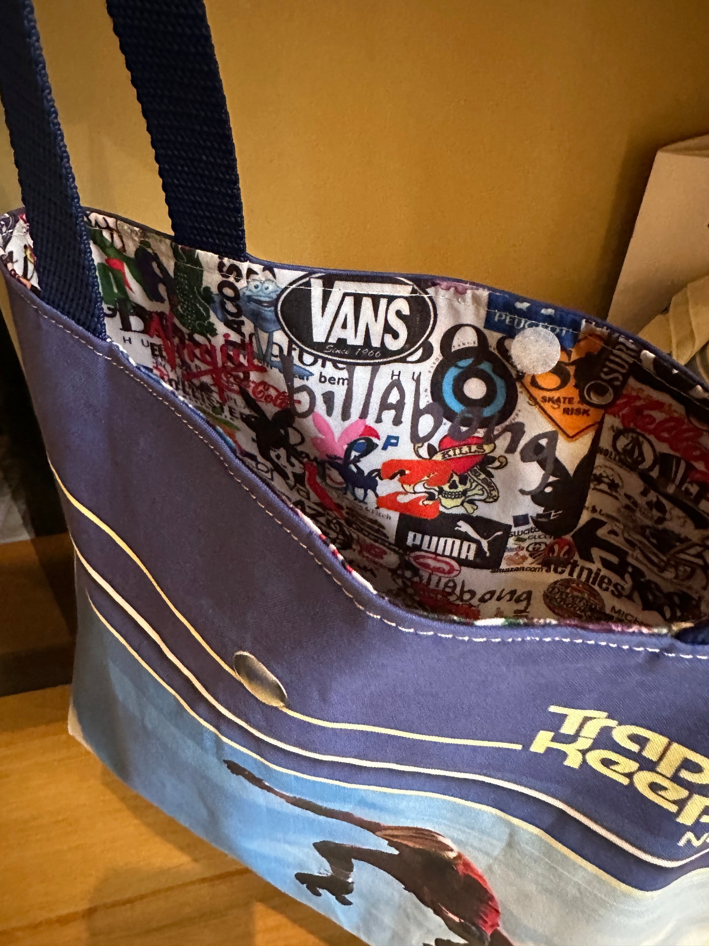 Skater Trapper Keeper Reversible Tote