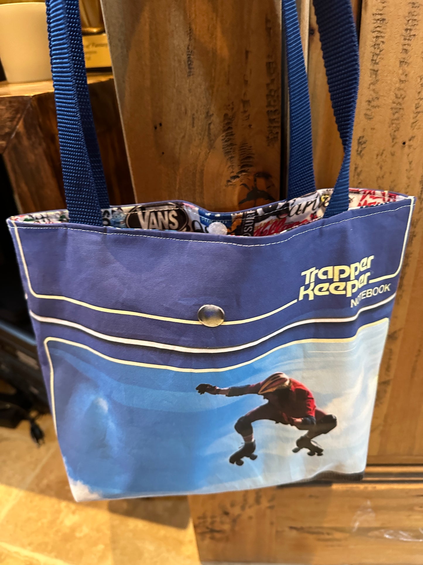 Skater Trapper Keeper Reversible Tote