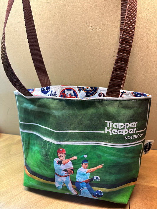 Baseball Trapper Keeper Reversible Tote
