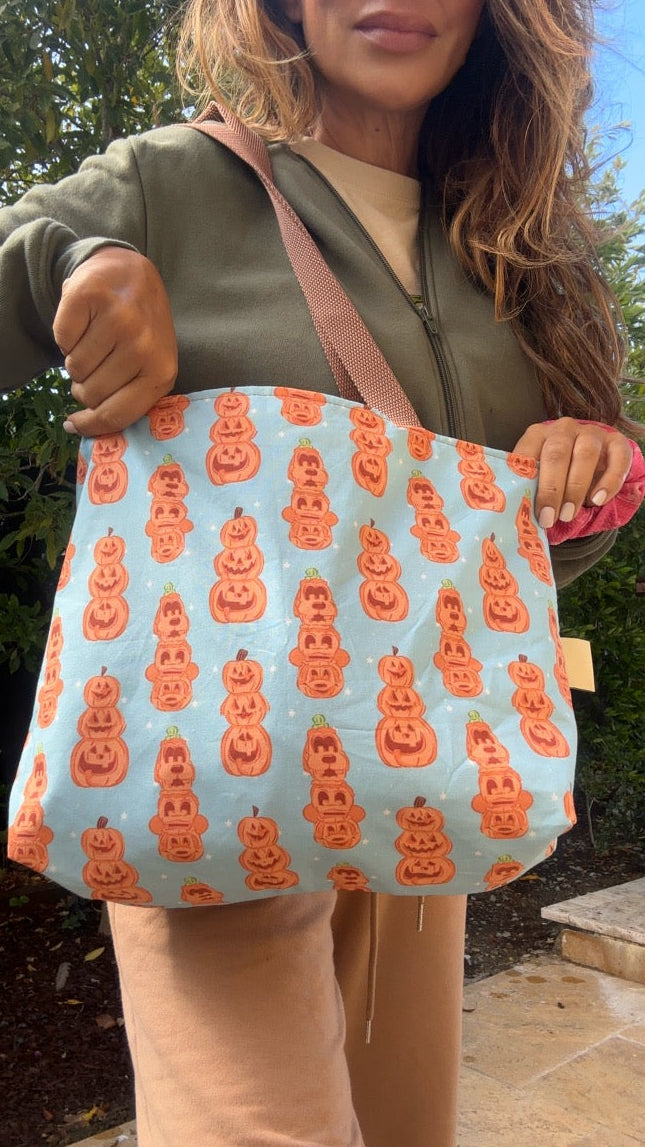 Disneyland Character Pumpkin Reversible Tote
