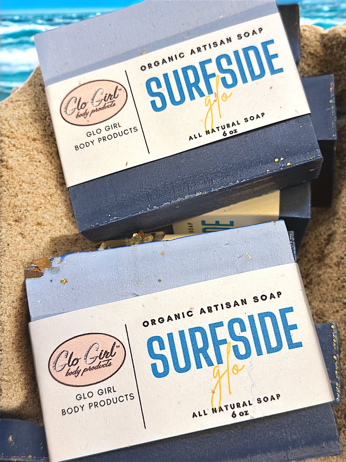 Surfside Glo - Cold Processed Soap Bar