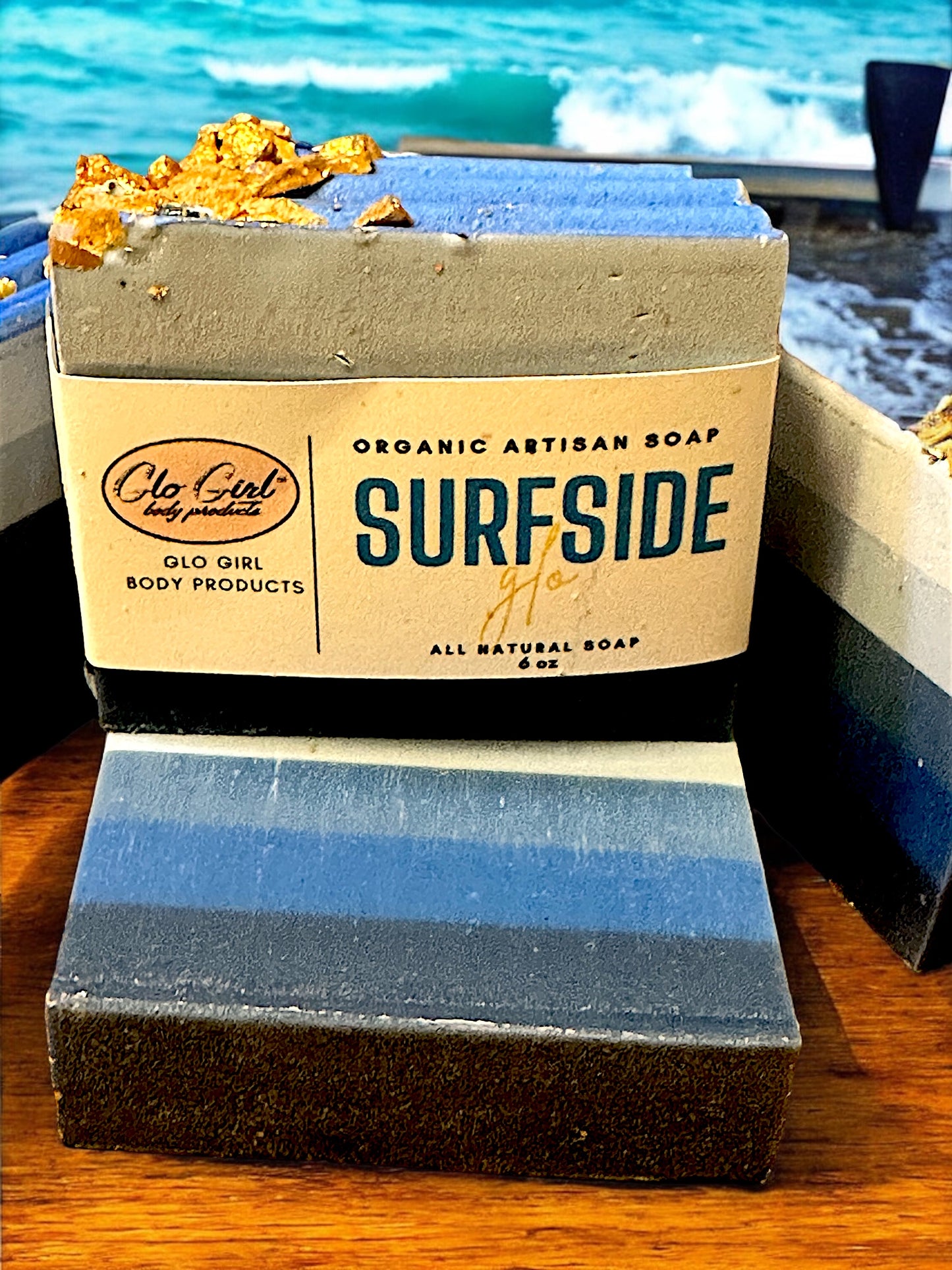 Surfside Glo - Cold Processed Soap Bar