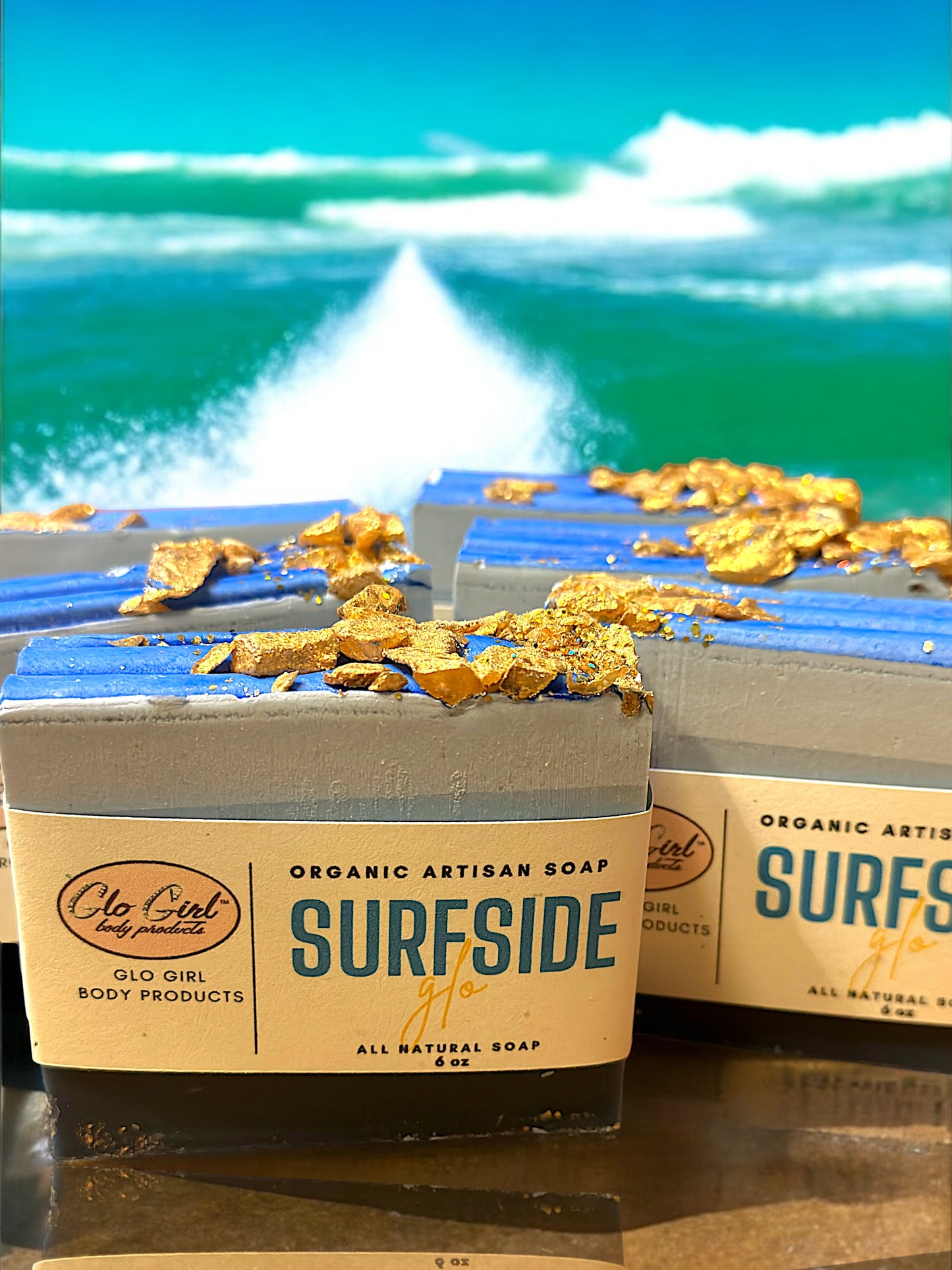 Surfside Glo - Cold Processed Soap Bar
